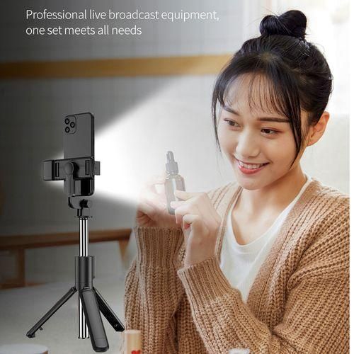 Selfie Stick Tripod + Fill Light + Shutter Remote BLACK Item | Buy Selfie Stick Tripod + Fill Light + Shutter Remote BLACK | SPOP Enterprise Global